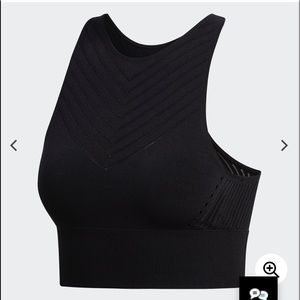 Small adidas crop workout shirt